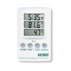 Extech 445702 Hygro-Thermometer Clock