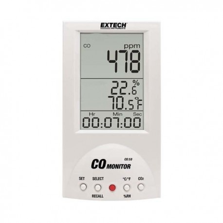 Extech CO50 Desktop CO (Carbon Monoxide) Monitor