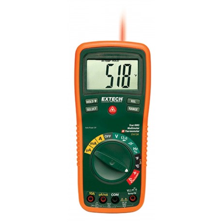 Extech EX470A 12 Function True RMS Professional MultiMeter + InfraRed Thermometer