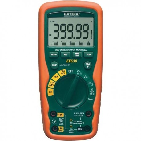 Extech EX503 10 Function Heavy Duty Industrial MultiMeter