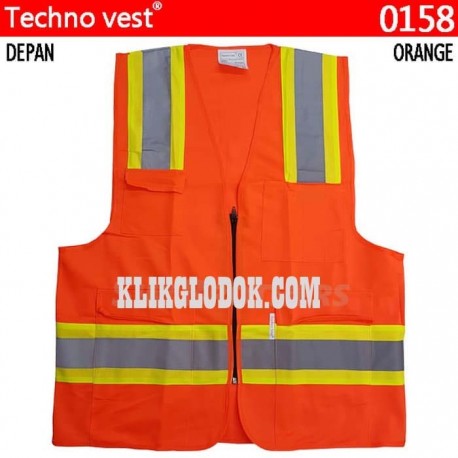 Technovest 0158 Orange Rompi Safety