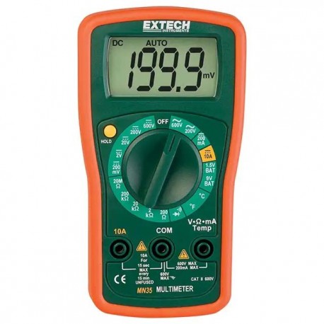 Extech MN35 Digital Mini MultiMeter