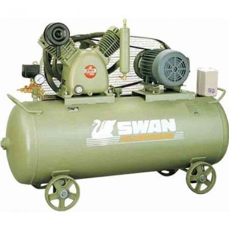 Swan HVP-205 Kompresor Angin Automatic Dengan Motor Hitachi 5 HP 3Phase