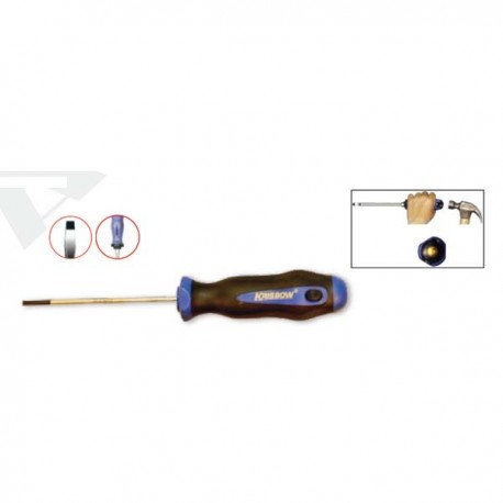 Krisbow KW0101861 Go-Thru Screwdriver (-) 5.5x100mm