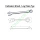 Jonnesway W26406PR Combination Wrench Long Pattern 6MM