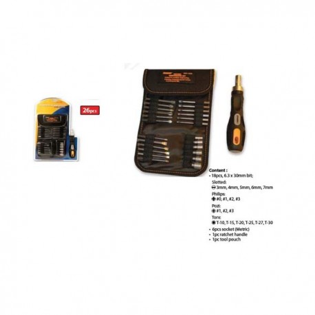 Krisbow KW0102652 Screwdriver Set (26pcs)