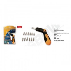 Krisbow KW0102649 Ratchet Screwdriver Set (13pcs)