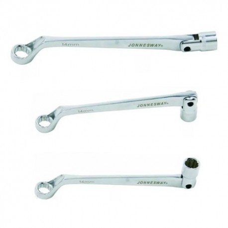 Jonnesway W89112 Flexible Socket Combination 75⁰ Box End Wrench 12mm