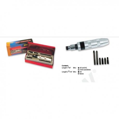 Krisbow KW0102000 Impact Screwdriver W/Bit