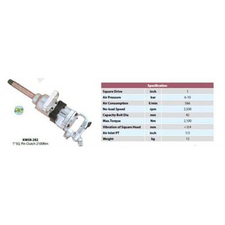 Krisbow KW0800282 Air Impact Kunci 1in 2100nm