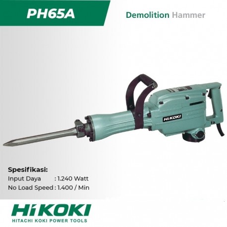 Hikoki PH65A Demolition Hammer Mesin Bobok Listrik 