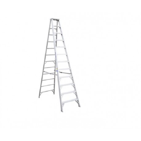 Krisbow KW0103706 Step Ladder Heavy Duty 12step Aluminium