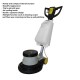 Krisbow KW1800303 Scrubber Polisher 17in 154rpm 1100W