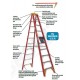 Krisbow KW0102178 Step Ladder 10/3m Orange Fiberglass