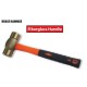 Krisbow KW0103155 Brass Hammer 1lb