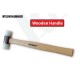 Krisbow KW0103166 Nylon 2way Mallet 25mm Wood Handle