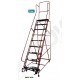 Krisbow KW0102920 Rolling Ladder 9 Steps 2.3mt