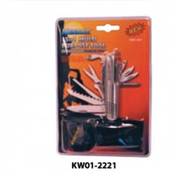 Krisbow KW0102221 Pocket Knife 15-In-1