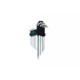 Krisbow KW0101636 Ballpoint Hex Key (M) 1.5-10mm (9pcs)