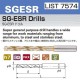 Nachi SGESR1160 Dia: 11.6mm SG-ESR Drills L7574