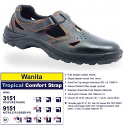 Dr Osha 3151 Sepatu Safety TROPICAL COMFORT STRAP Polyurethane