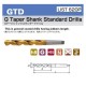 Nachi GTD2330 Dia: 23.3mm G Taper Shank Standard Drills L620P