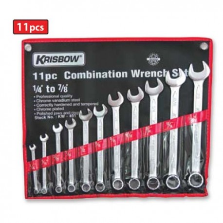 Krisbow KW0100350 Combation Kunci St 1/4-7/8(11)