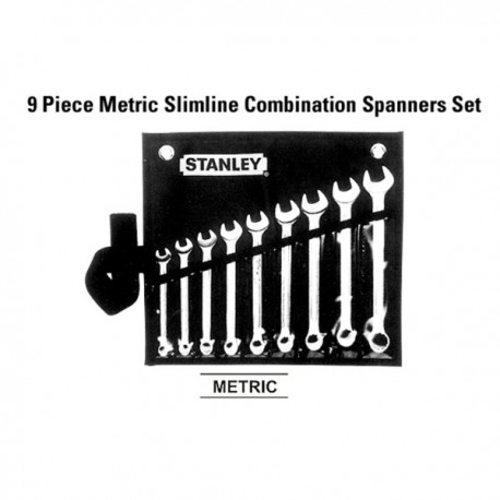 Stanley 87-034-1 Kunci Set Ramping Kombinasi 9 Pcs 8-17mm