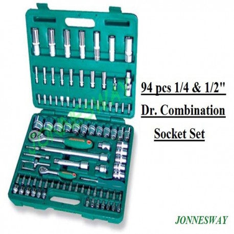 Jonnesway S04H52494S DR. Combination Socket Set