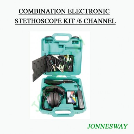 Jonnesway AI030033A Combination Electronic Stethoscope Kit /6 Chanel 