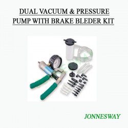 Jonnesway AI040031 Dual Vacuum & Pressure Pump With Brake Bleder Kit 