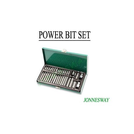 Jonnesway S29H4135S Alat Power Bit Set 35 Pcs 3/8" & 1/2" DR.