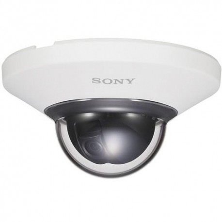 Sony SNC-DH110T/W Vandal-Resistant Network Minidome HD Camera (Indoor, White)