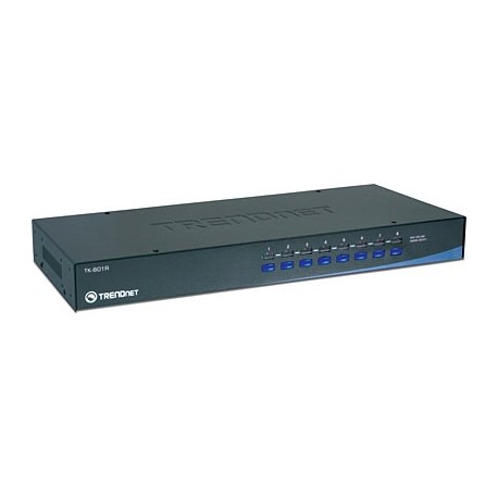 TRENDnet TK-801R 8-Port PS/2 Rack Mount KVM Switch