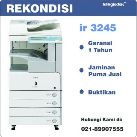 Canon ImageRUNNER iR 3245 Mesin Fotocopy Printer Laser A3 B/W [REKONDISI]