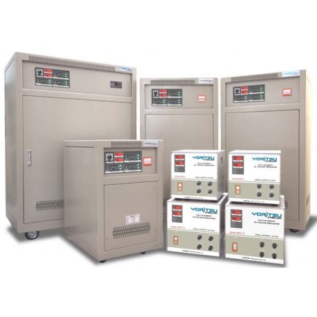 Yoritsu TDi-70 Servo Stabilizer 3 Phase 70kVa 380v Cab4 [D650/W950/H1270/323Kg]