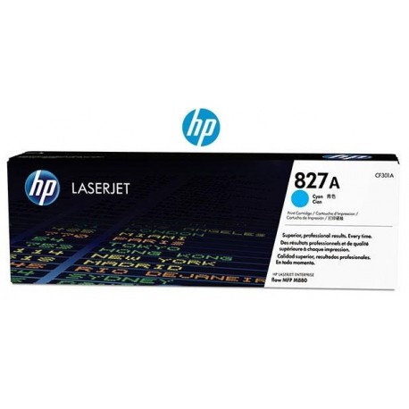 Toner CF301A For HP 827A Cyan LaserJet Toner Cartridge   