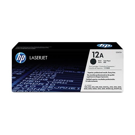 Toner Q2612A For HP LaserJet 1000/3000 Series Black Crtg   