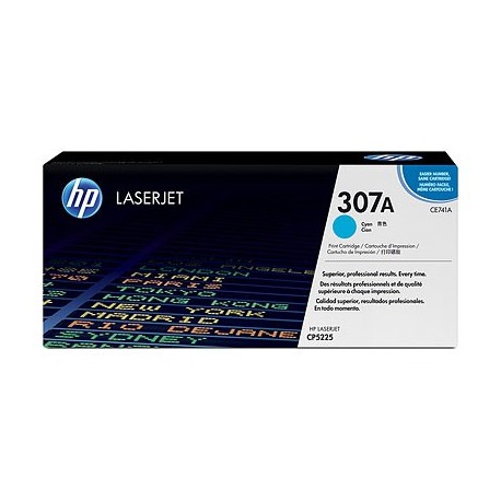 Toner CE741A For HP Color LaserJet CP5225 Cyan Crtg   