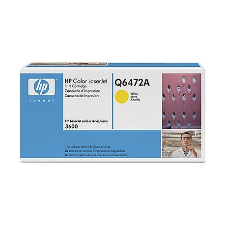 Toner Q6472A For HP Color LaserJet 3600 Yellow Cartridge   