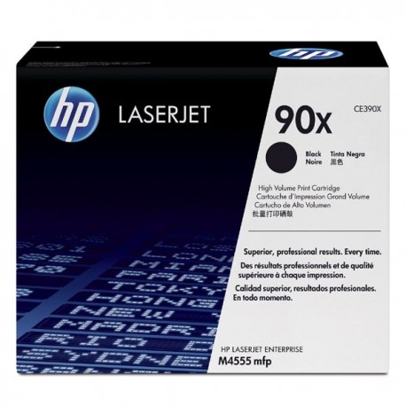 Toner CE390X For HP LaserJet M4555 MFP 24K Black Crtg  