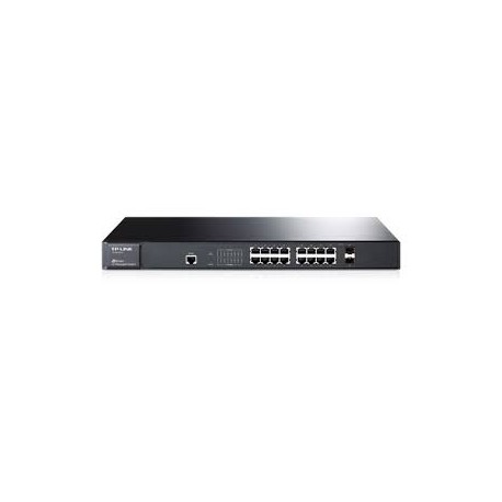 TP Link JetStream 16-Port Gigabit L2 Lite Managed Switch with 2 Combo SFP Slots TL-SG3216