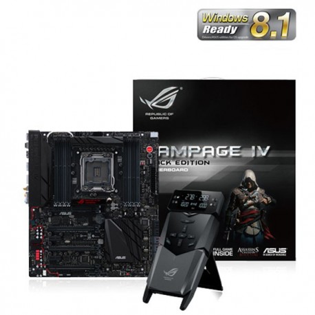 ASUS Rampage IV Black Edition (LGA2011, Intel X79, Quad Channel DDR3, PCIE 3.0, SATA3, USB3)