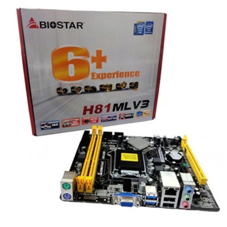 Biostar H81MLV3 (LGA1150, Intel H81, DDR3)