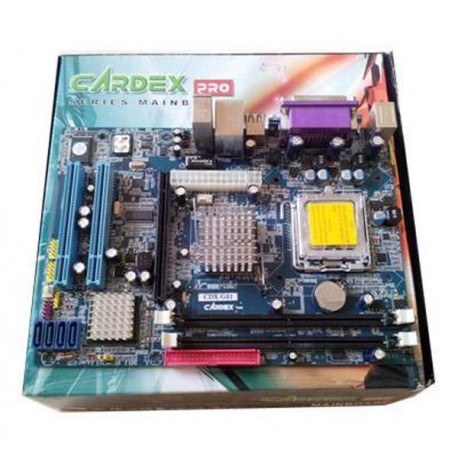 CARDEX LGA775 G41 (PCIe16x,ddr3,vga.sc.lan)