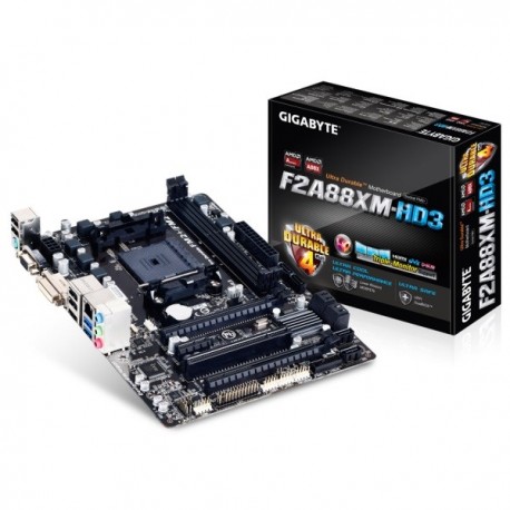 Gigabyte GA-F2A88XM-HD3 (AMD A88X, 2xDDR3, VGA, 2PCI-E)