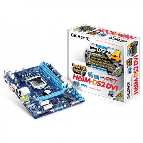 Gigabyte GA-H61M-DS2 DVI (LGA1155, H61. DDR3)