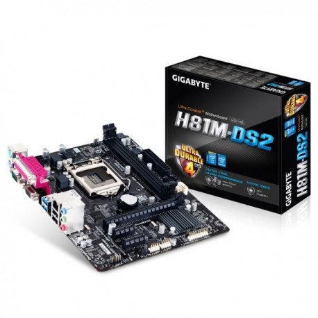 GIGABYTE GA-H81M-DS2 (LGA1150, B85, DDR3, SATA3, USB3)