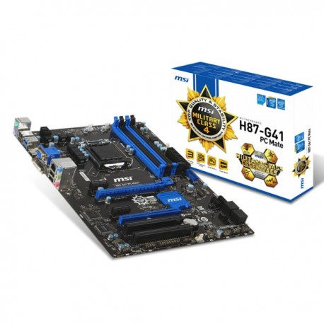 MSI H87-G41 PC Mate (LGA1150, H87, DDR3, SATA3, USB3)