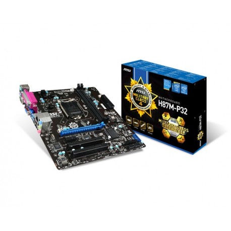 MSI H87M-P32 (LGA1150, H87, DDR3, SATA3, USB3)